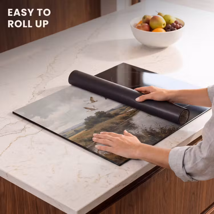 Induction hob cover - Ducks - River - Landscape - Flight - Nostalgic — 6