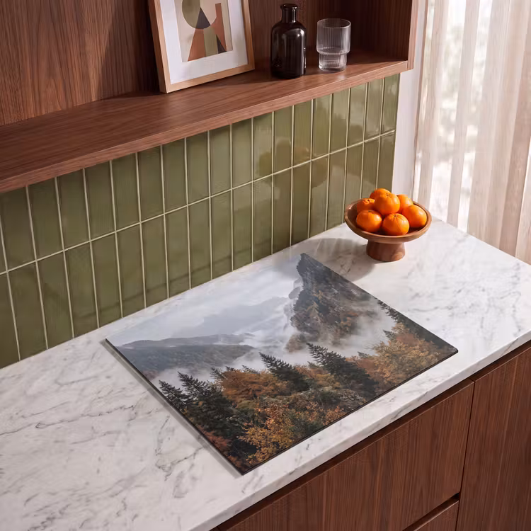 Induction hob cover - Mountains - Valley - Fog - Autumn - Nature — 4