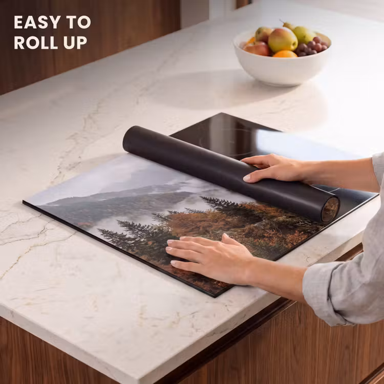 Induction hob cover - Mountains - Valley - Fog - Autumn - Nature — 6