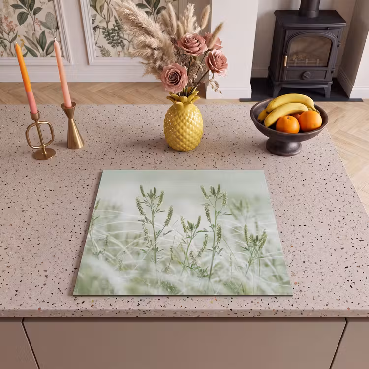Induction hob cover - Grasses - Minimalist - Green — 3