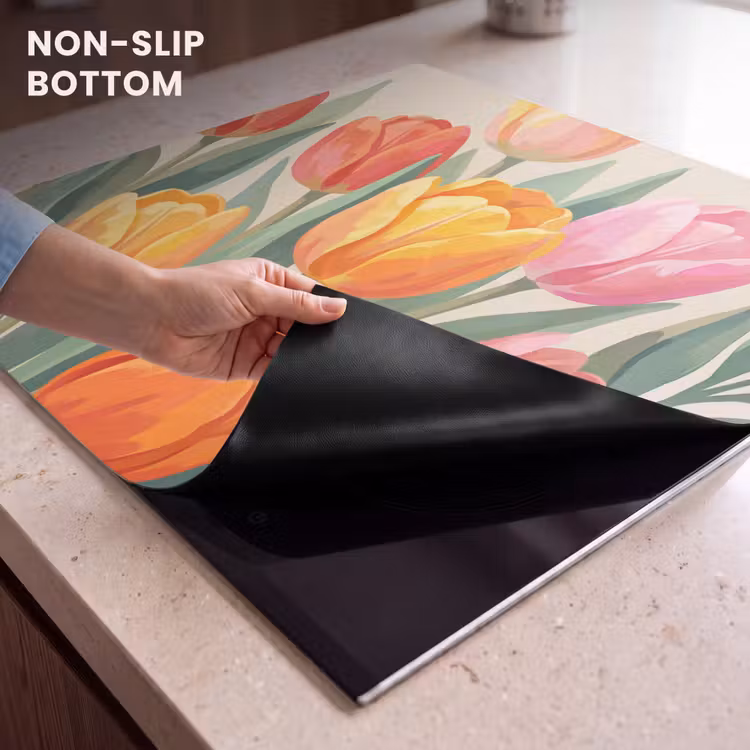 Induction hob cover - Tulips - Abstract - Colorful — 5