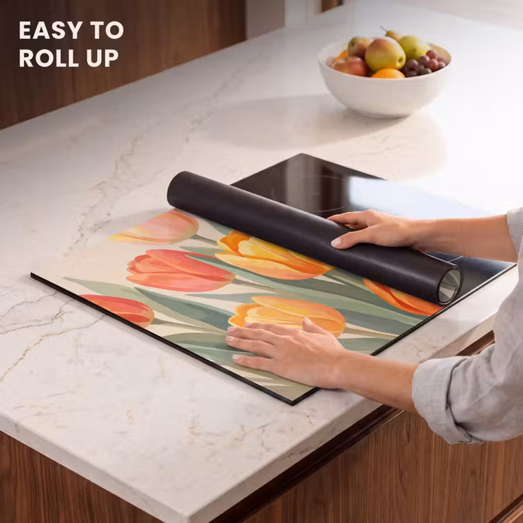 Induction hob cover - Tulips - Abstract - Colorful — 6