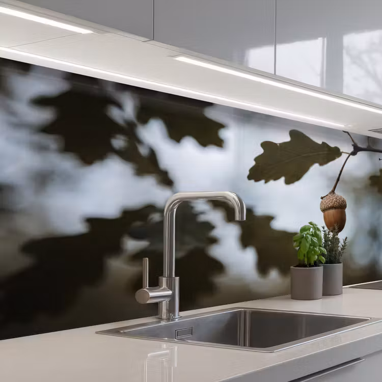 Kitchen splashback - Acorn - Oak leaf - Forest - Autumn - Nature — 2