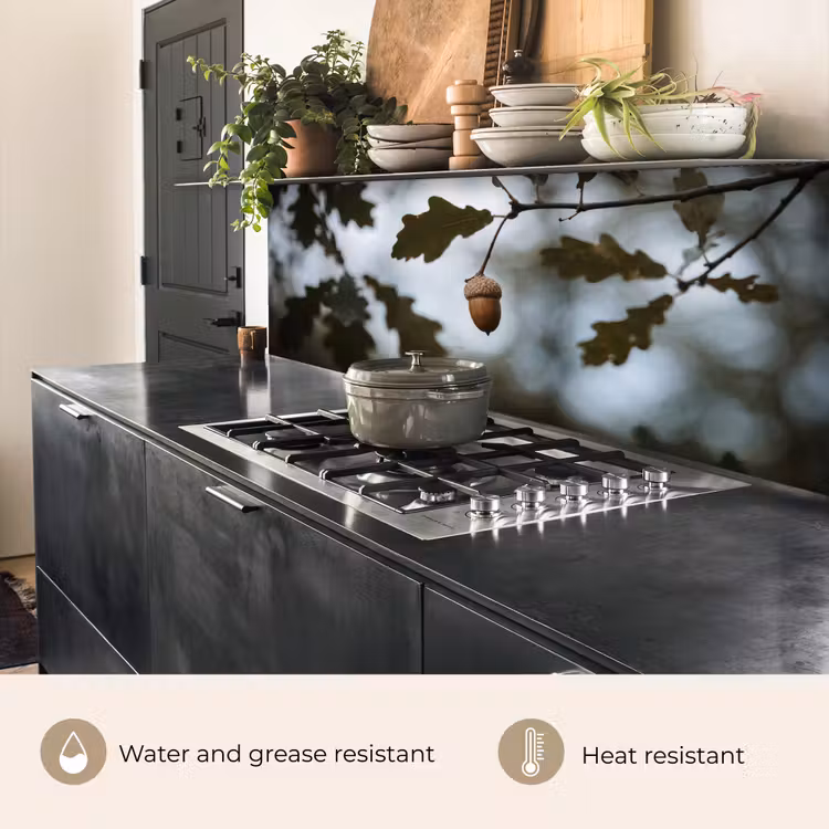 Kitchen splashback - Acorn - Oak leaf - Forest - Autumn - Nature — 5