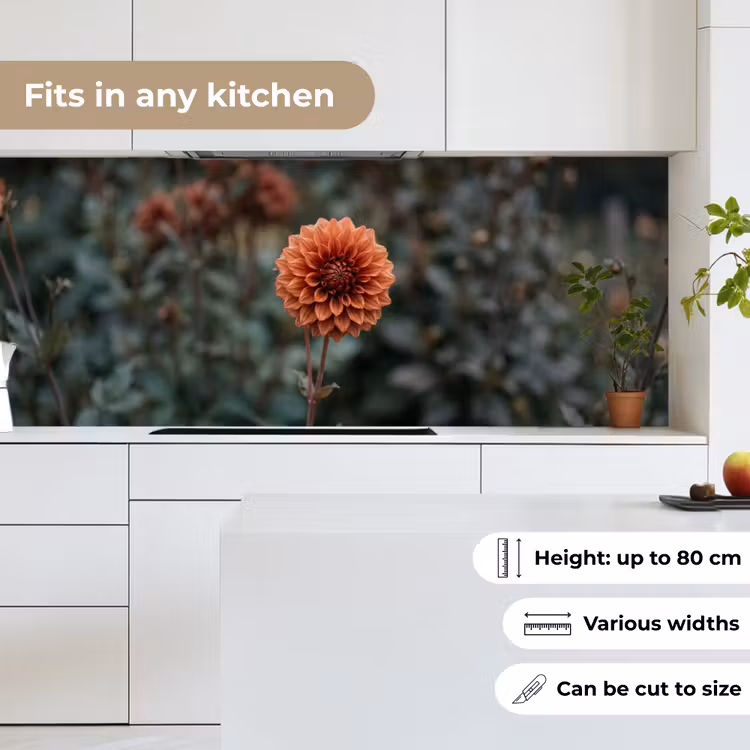 Kitchen splashback - Dahlia - Flower - Nature - Atmospheric — 7