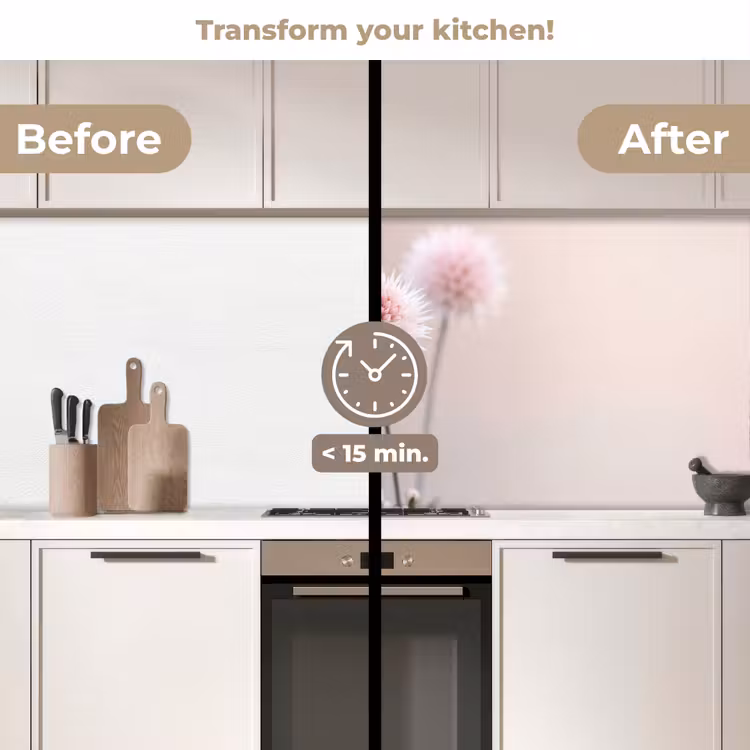 Kitchen splashback - Flowers - Bulbs - Pink — 3