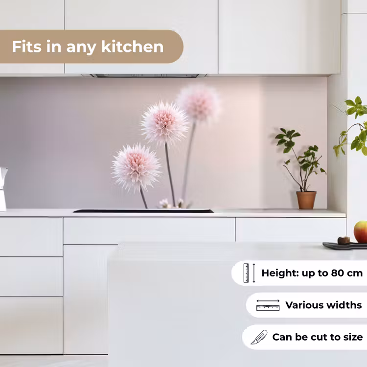 Kitchen splashback - Flowers - Bulbs - Pink — 7