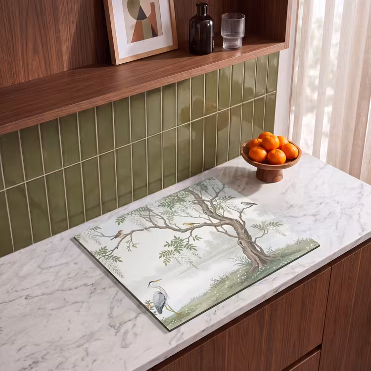 Induction hob cover - Heron - Landscape - Green — 4