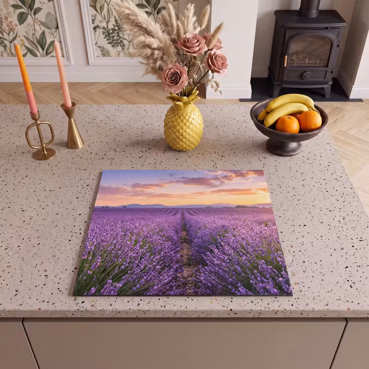 Induction hob cover - Lavender - Field - Nature - Purple — 3
