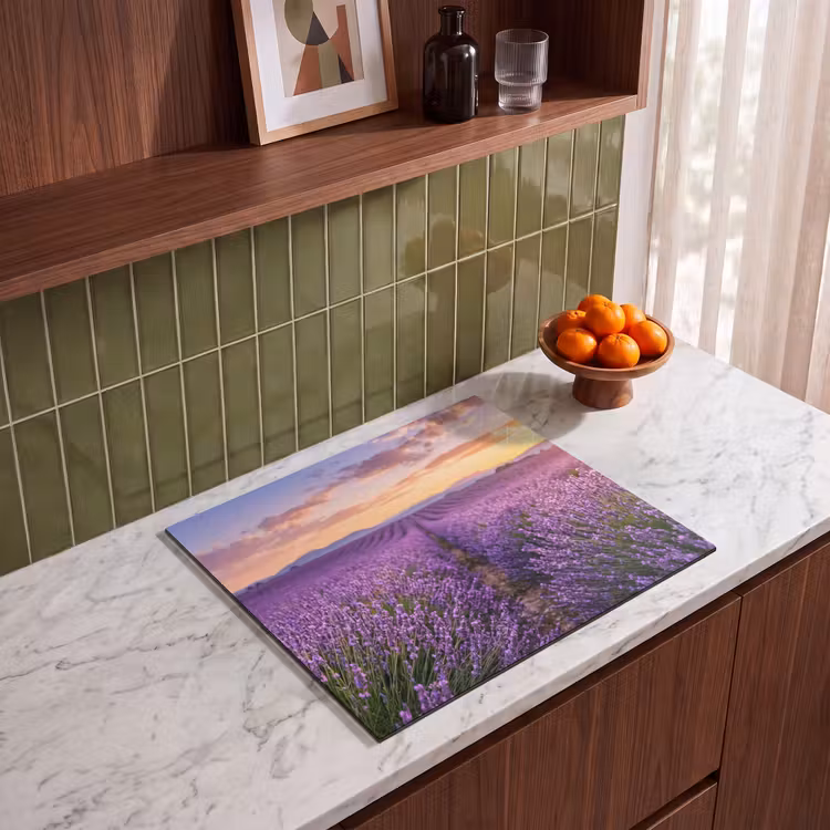 Induction hob cover - Lavender - Field - Nature - Purple — 4