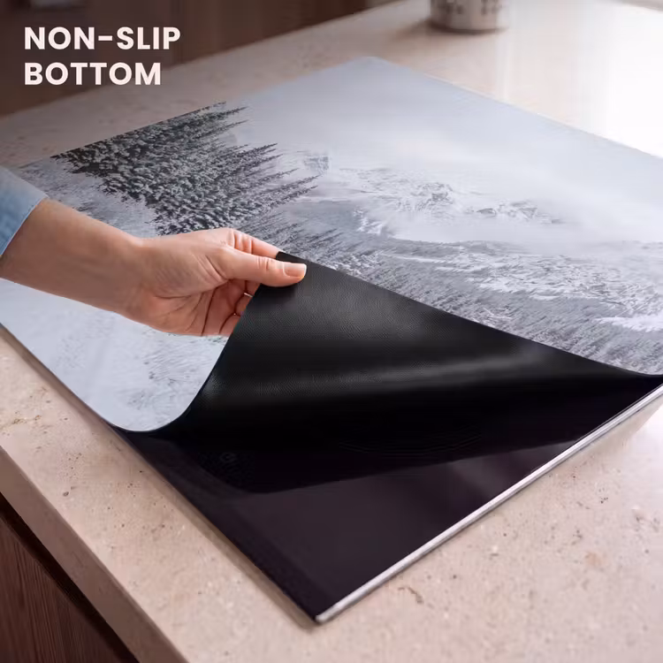 Induction hob cover - Road - Mountains - Snow - Coniferous forest - Adventurous — 5