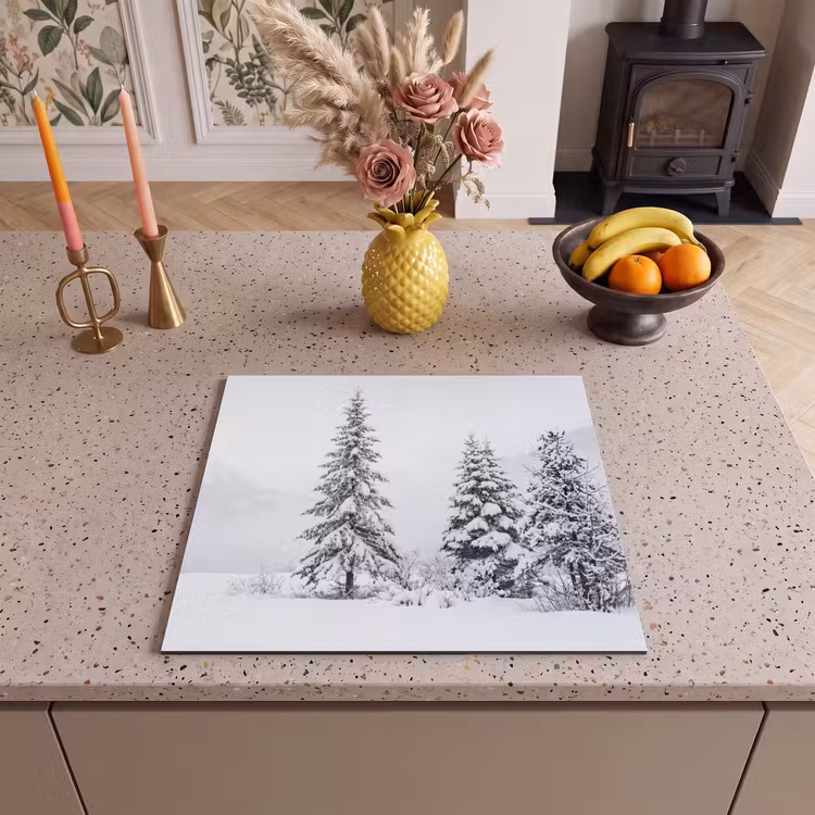 Induction hob cover - Spruce - Snow - Winter - Landscape - Silence — 3