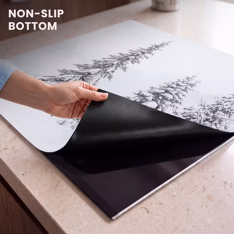 Induction hob cover - Spruce - Snow - Winter - Landscape - Silence — 5