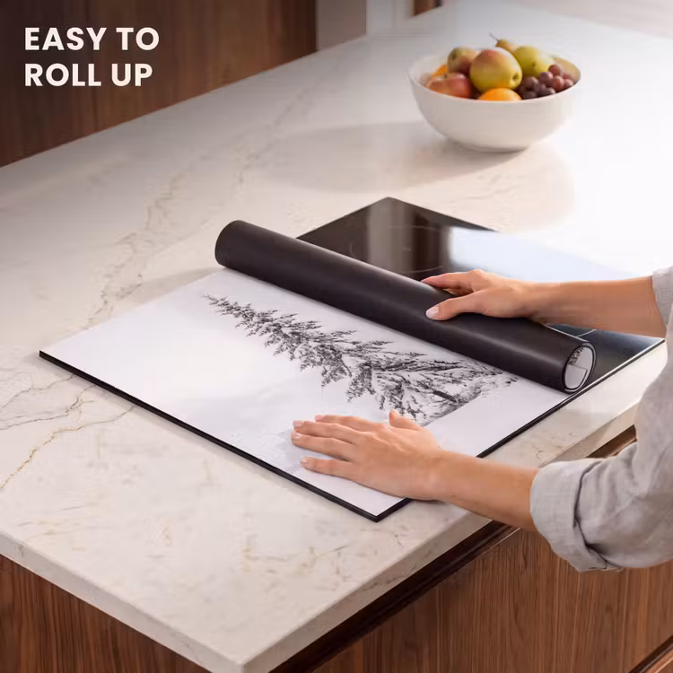 Induction hob cover - Spruce - Snow - Winter - Landscape - Silence — 6