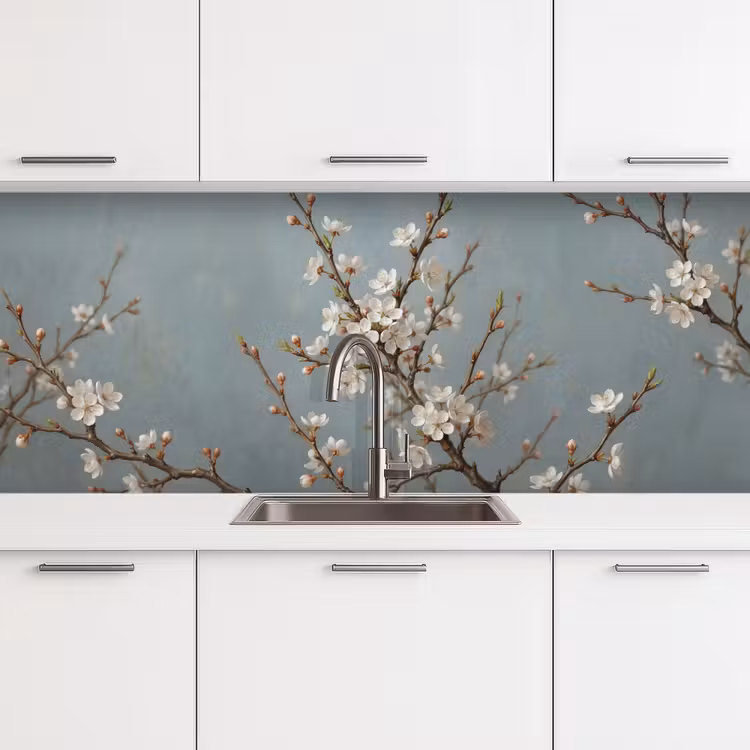 Kitchen splashback - Botanical - Still Life - Blue — 4