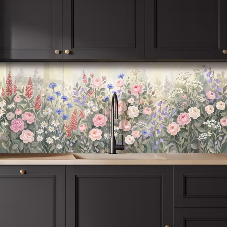 Kitchen splashback - Flowers - Garden - Nature - Colorful — 6