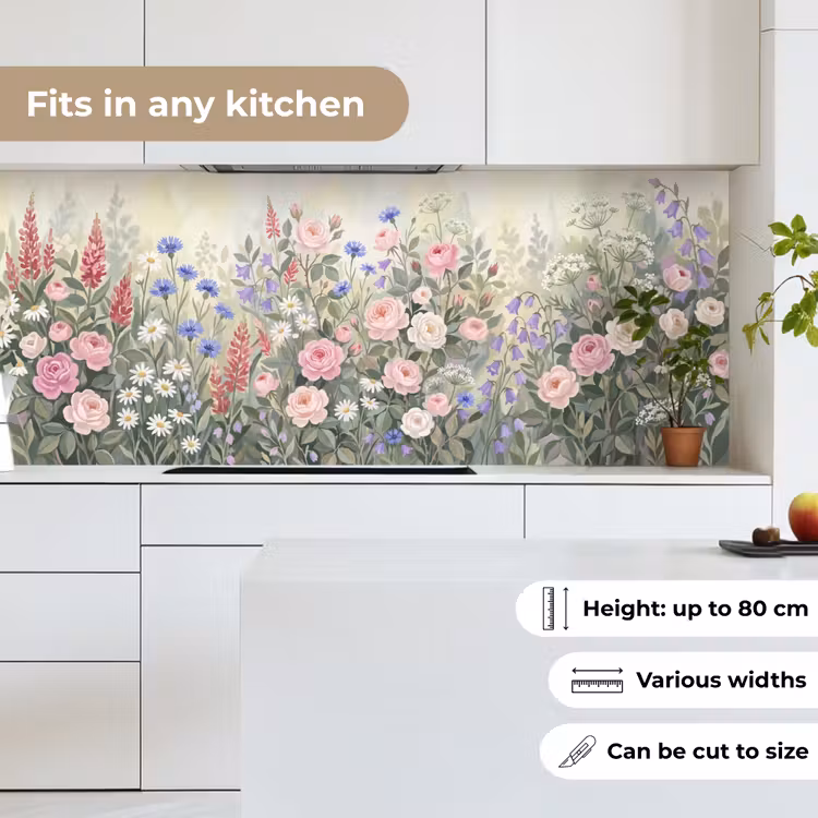 Kitchen splashback - Flowers - Garden - Nature - Colorful — 7