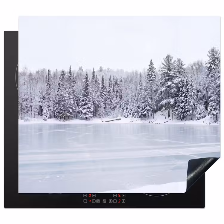 Induction hob cover - More - Pine - Ice - Winter - Soothing — 1
