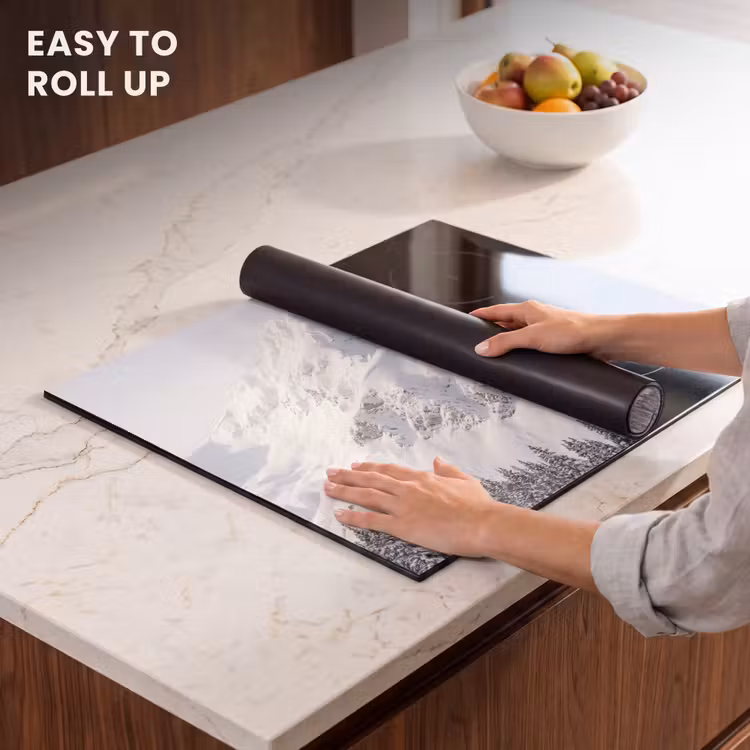 Induction hob cover - Mountain - Snow - Winter - Nature - White — 6