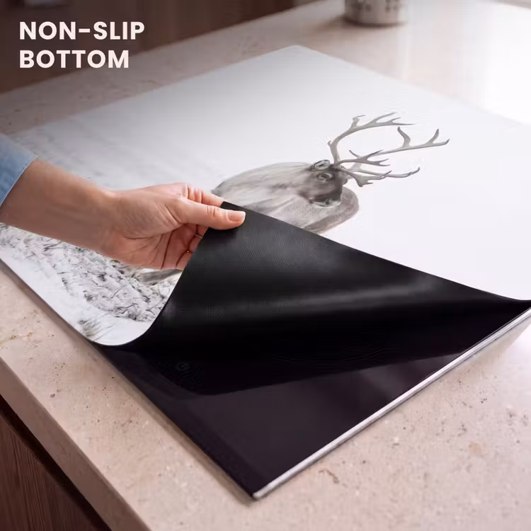 Induction hob cover - Reindeer - Antlers - Snow - Winter — 5