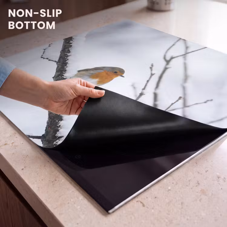 Induction hob cover - Robin - Branch - Snow - Winter - Lively — 5