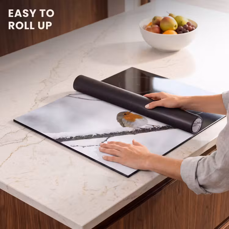 Induction hob cover - Robin - Branch - Snow - Winter - Lively — 6