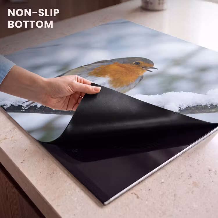 Induction hob cover - Robin - Branch - Snow - Winter - Lively — 5