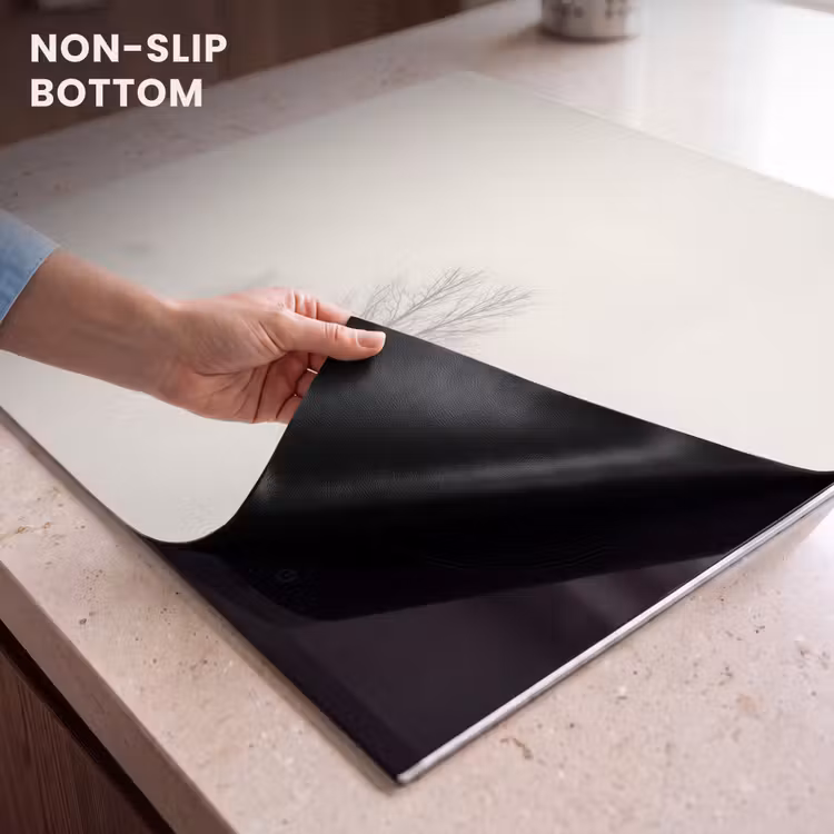 Induction hob cover - Tree - Fog - Snow - Winter - Minimalist — 5
