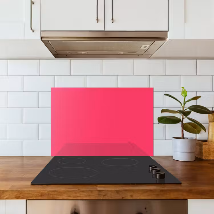 Kitchen splashback for hob - Carmine - Colors - Palette - Pink — 3