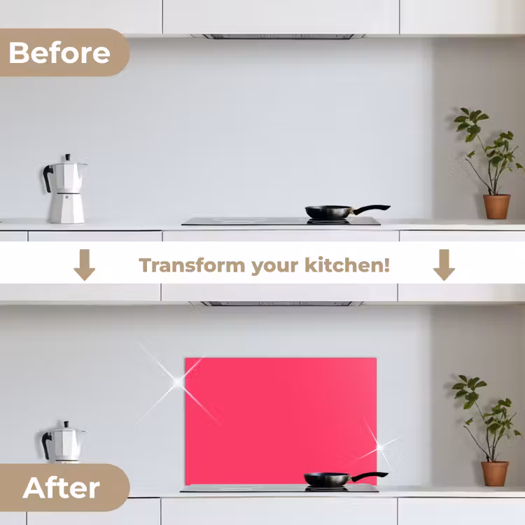 Kitchen splashback for hob - Carmine - Colors - Palette - Pink — 7