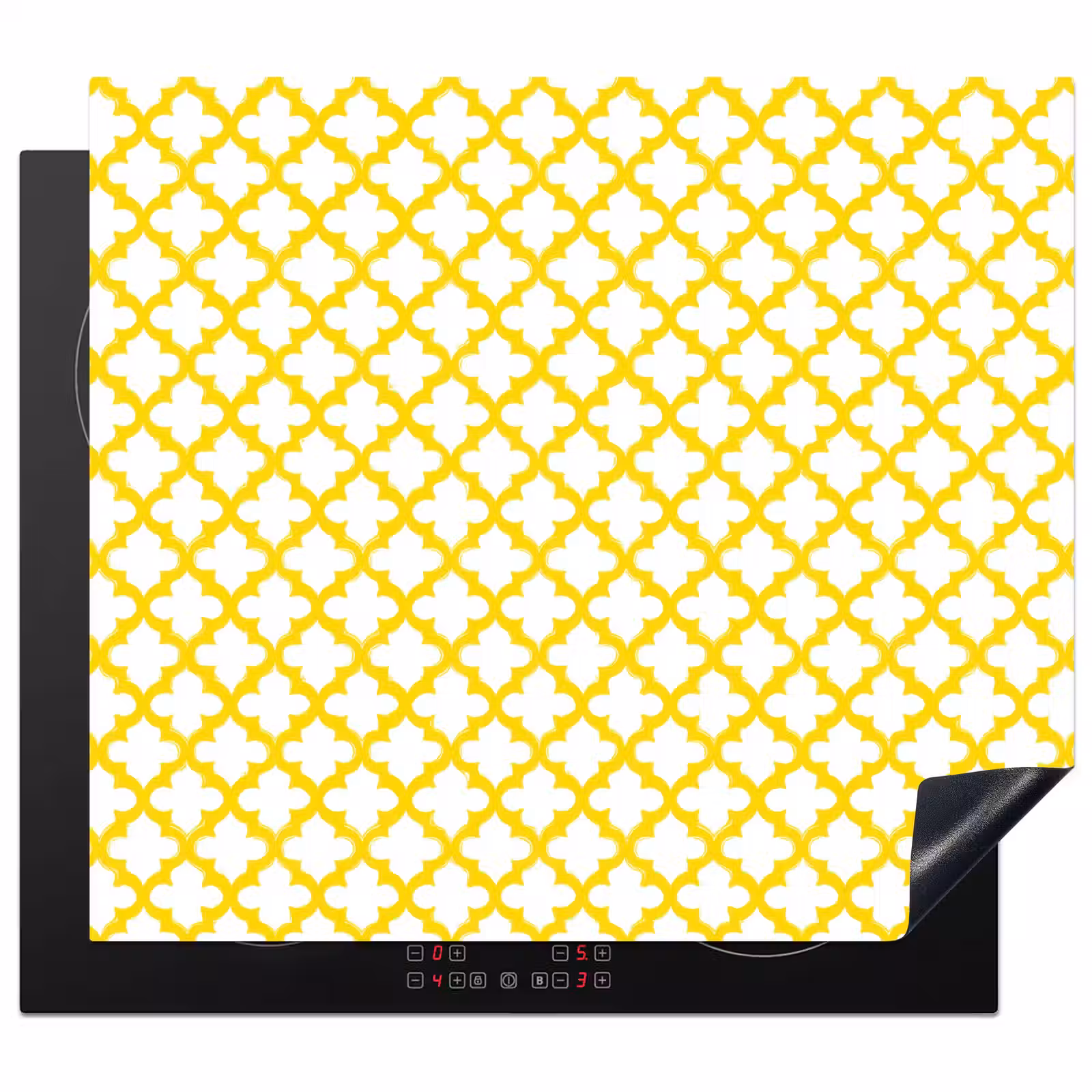 Induction hob cover - Pattern - Geometric - Classic - Yellow — 1