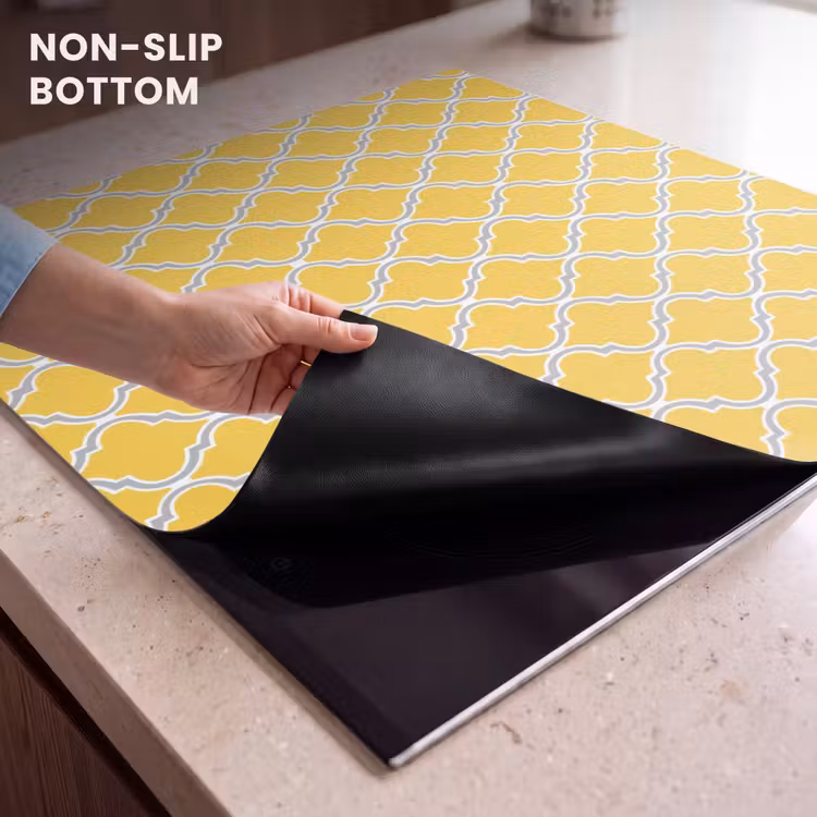 Induction hob cover - Lantern - Arabesque - Elegant - Yellow — 5