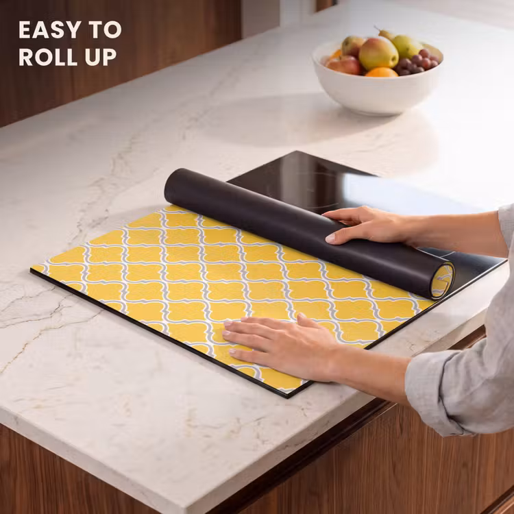 Induction hob cover - Lantern - Arabesque - Elegant - Yellow — 6