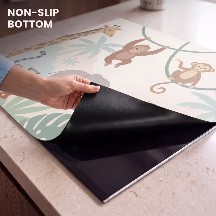Induction hob cover - Jungle - Animals - Green — 5