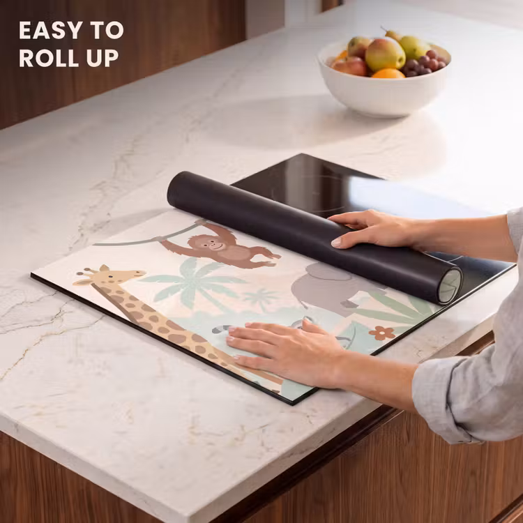 Induction hob cover - Jungle - Animals - Green — 6
