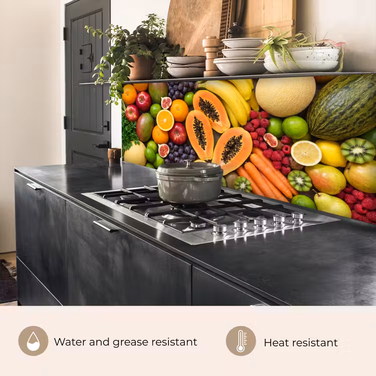 Kitchen splashback - Food - Fruit - Vegetables - Fresh - Colorful — 5