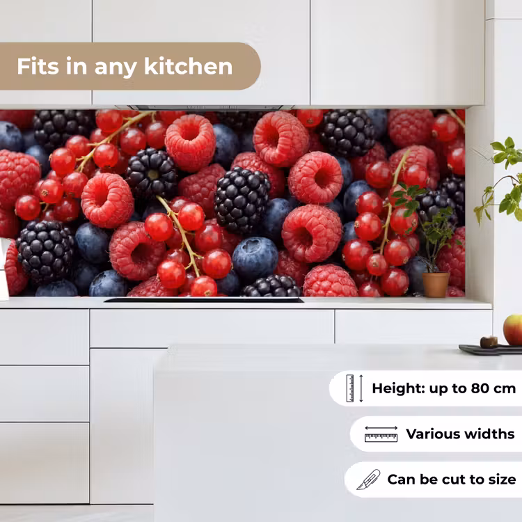 Kitchen splashback - Berries - Mix - Fresh - Food - Colorful — 7