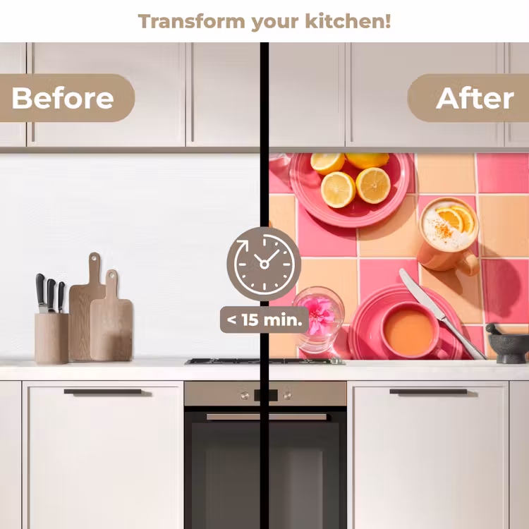 Kitchen splashback - Food - Citrus Fruits - Still Lifes - Pink - Orange — 3