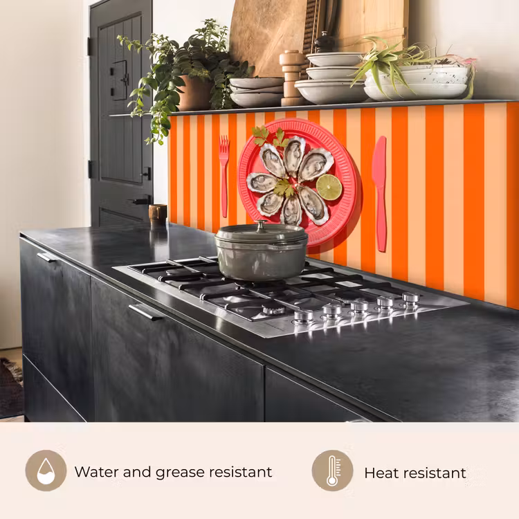 Kitchen splashback - Food - Oysters - Seafood - Orange - Modern — 5