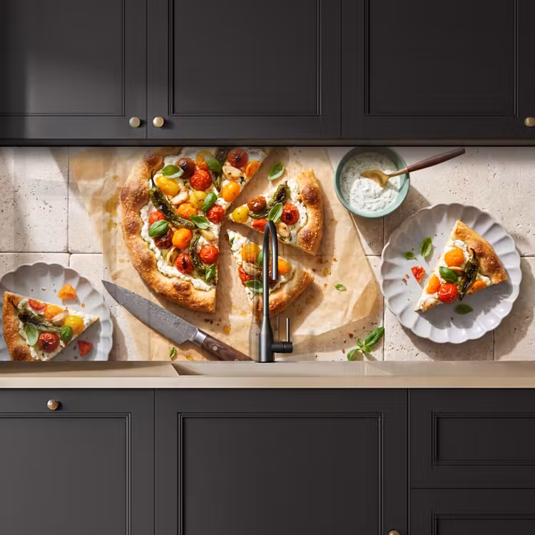 Kitchen splashback - Food - Tomatoes - Basil - Meal - Fresh — 6
