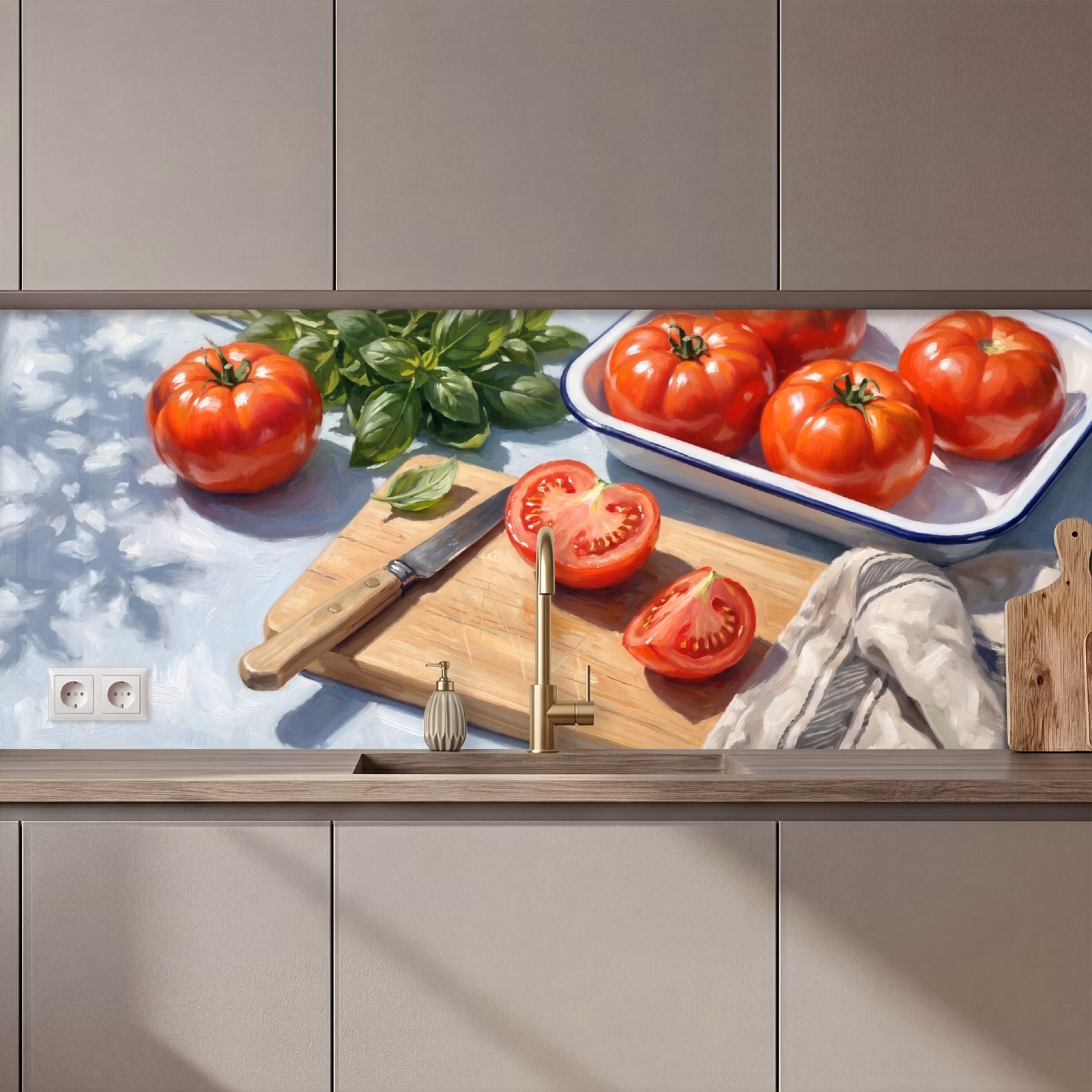 Kitchen splashback - Food - Kitchen - Ingredients - Still Life - Red — 1