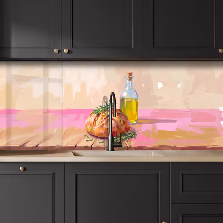 Kitchen splashback - Food - Bread - Olive Oil - Abstract - Kitchen — 6