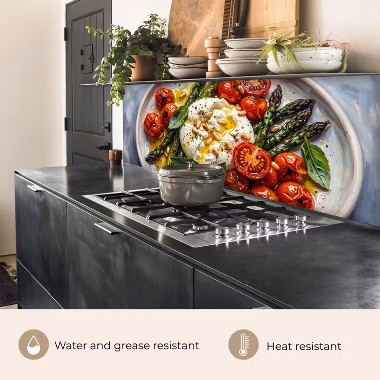 Kitchen splashback - Food - Vegetables - Cheese - Modern - Fresh — 5