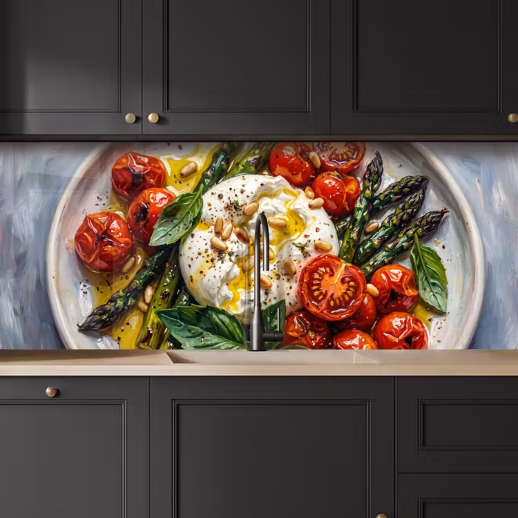 Kitchen splashback - Food - Vegetables - Cheese - Modern - Fresh — 6