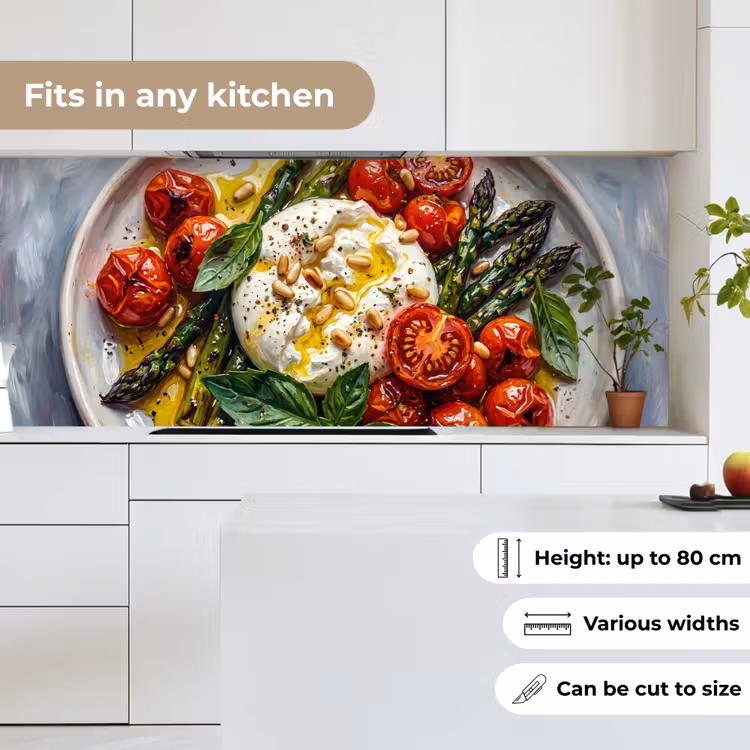 Kitchen splashback - Food - Vegetables - Cheese - Modern - Fresh — 7