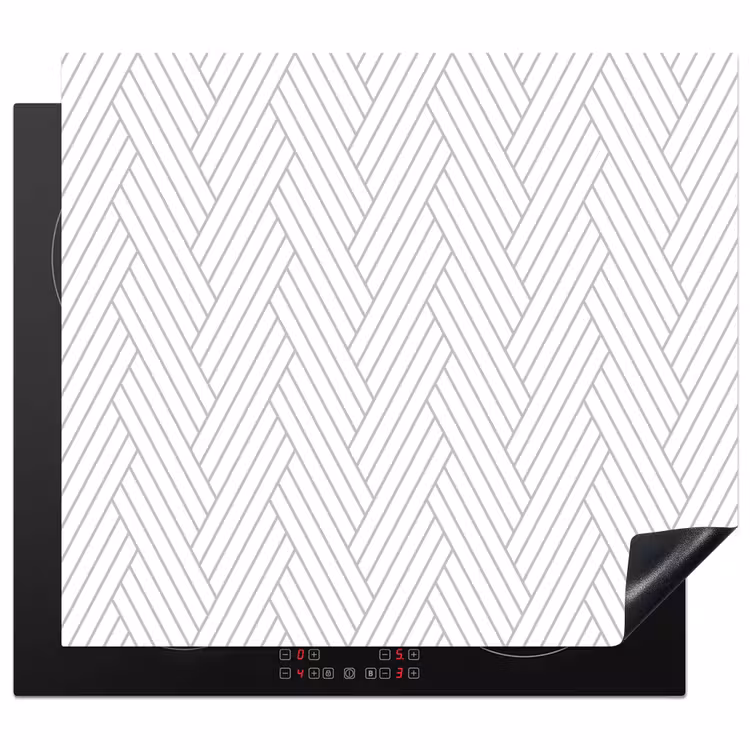 Induction hob cover - Graphic - Pattern - Modern - Woven — 1