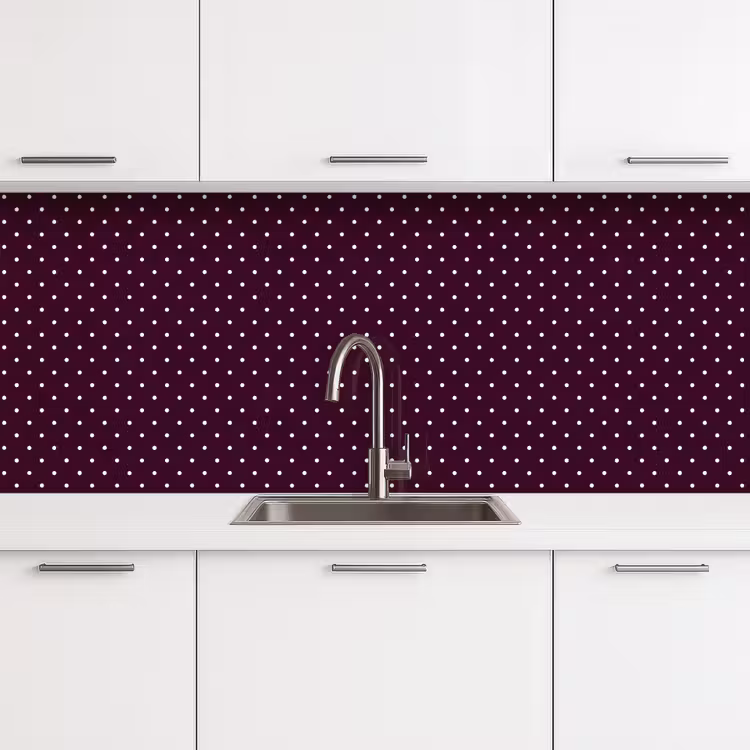 Kitchen splashback - Dots - Modern - Purple — 4