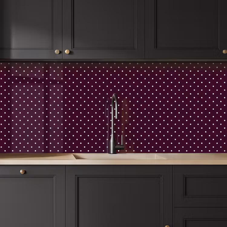 Kitchen splashback - Dots - Modern - Purple — 6