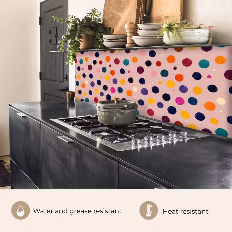 Kitchen splashback - Circles - Pattern - Colorful — 5