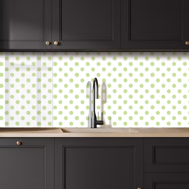 Kitchen splashback - Dots - Classic - Green — 6